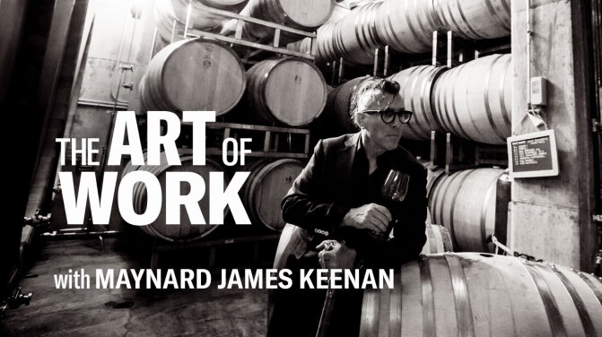 the art of work series card Maynard James Keenan 