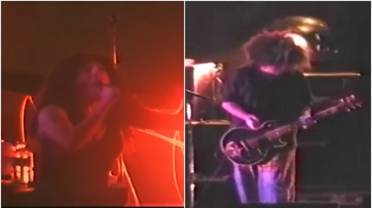 Tool Buzz Osborne live 1998 split image 